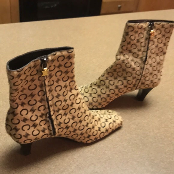NWOT Celine calf Hair Ankle Boots - Picture 8 of 8